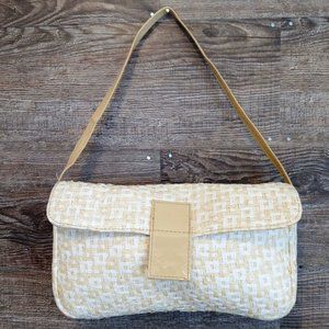 Jessica Simpson Raffia Ribbon Mini Bag